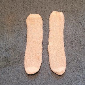 Light Orange Crew Socks for women